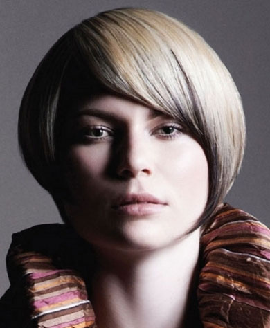 Tw-Tone Bob Hair Style