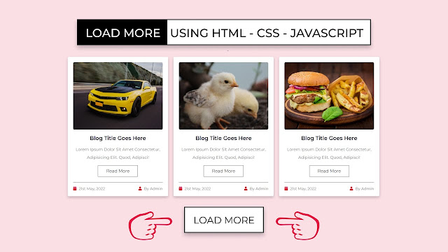 Как добавить кнопку «Загрузить еще» на свой веб-сайт с помощью HTML-CSS-JavaScript