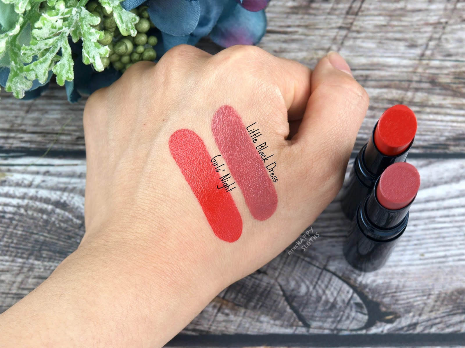 Beautycounter | Color Intense Lipstick in "Little Black Dress" & "Girls' Night": Review and Swatches