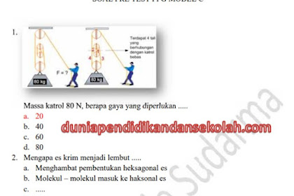 Prediksi Soal Pretest dan Kunci Jawaban PPG/ PPGJ Tahap 2 2018 Model A, B, C dan Pedagogik Terbaru