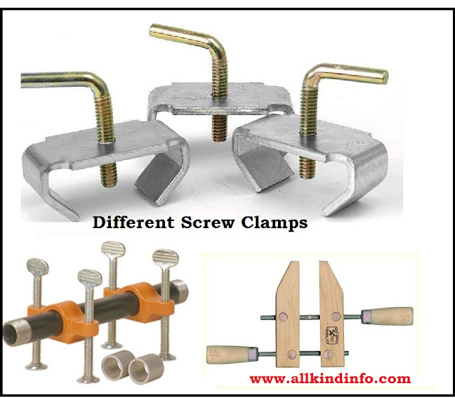 screw clamps for jigs and fixtures