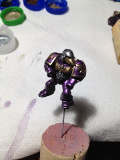 The Horus Heresy Betrayal at Calth test model paint