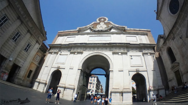 Piazza del Popolo, Roma, Itália