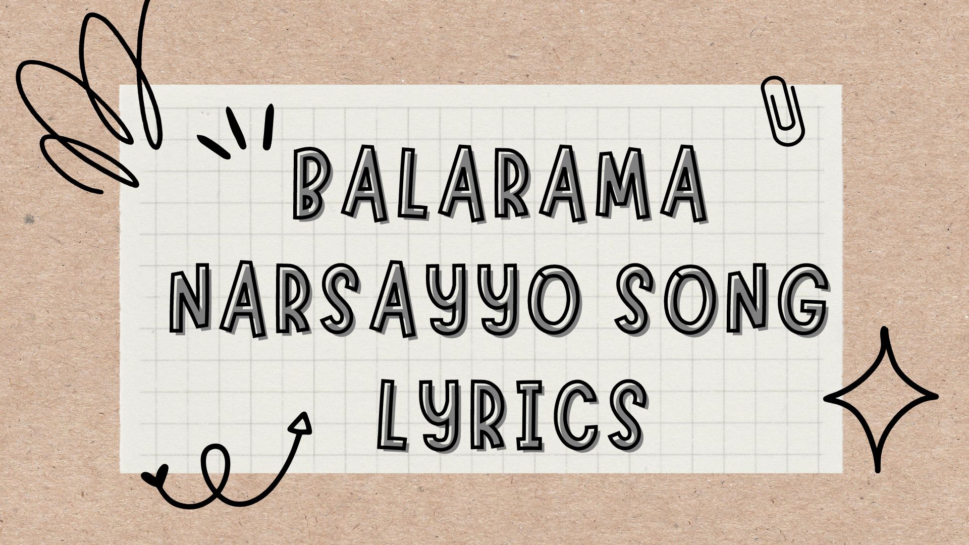 Balarama Narsayyo Song | Balagam Movie Songs