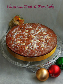 Old fashioned christmas fruit cake