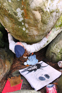 Les Copains d'abord, 6C+, Rocher Canon