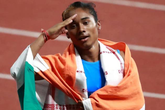 Athlete Hima Das