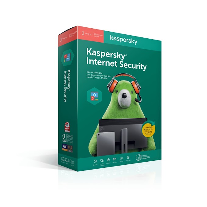 [Mã ELCLDEC5 giảm 5% đơn 500K] Phần Mềm Kaspersky Internet Security 1-5PC/1Year