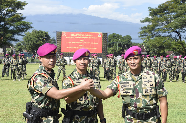 Jabat Komandan Puslatpurmar 9 Dabo Singkep, Mayor Marinir Ricky Sandro M.Tr Opsla Siap Melanjutkan Program Emas