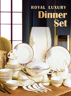Royal luxury dinnerware