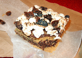 Stacked S'Mores brownie from Delish Bakery on 3rd street Stacked S'Mores brownie from Delish Bakery on 3rd street
