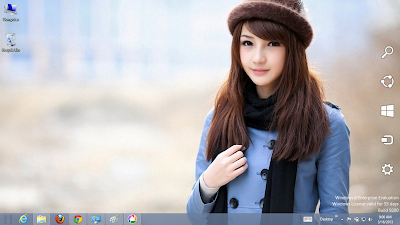 Cute Asian Girl Theme For Windows 8