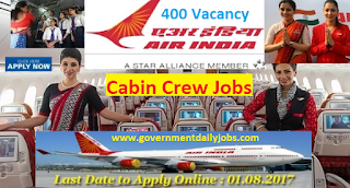 Air India Recruitment 2017 Apply Online 400 Female Cabin Crew Vacancy