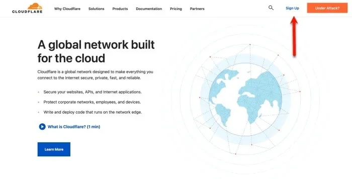 Get a free SSL certificate for your WordPress site:   Let's look at how to get a free SSL certificate for your WordPress website.   1. CloudFare   In general, most CDN services include a free SSL certificate in their package.  So if you are planning to sign up for a CDN service, you can consider the options listed below to get a free SSL certificate as well.   StackPath   CacheFly   CDN key   However, these same services can charge anywhere from $5 to $1,000 depending on the use case and data your website consumes on their servers.   If you are just starting your blog or website, you can use a free CDN service like Cloudflare which also offers you a free SSL certificate.  They have a very user friendly interface designed to build internationally scalable applications and provide a free SSL certificate for WordPress sites.   goog_1256032443Go to CloudFare and create an account.