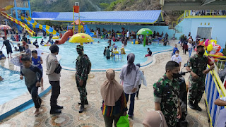 Personel Polsek Alla Polres Enrekang Patroli Ke Tempat Permandian Water Park Matua