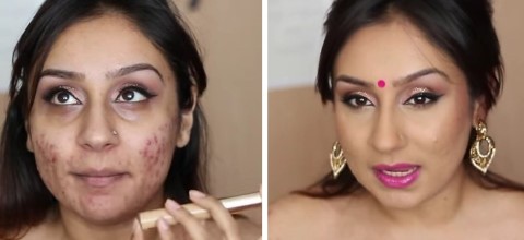 16 Tutorials Makeup Untuk Kulit Berjerawat