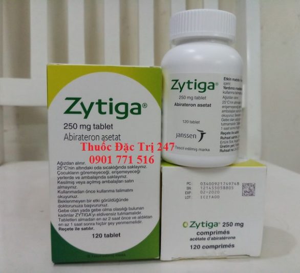 Thuốc Zytiga 250mg điều trị gì?