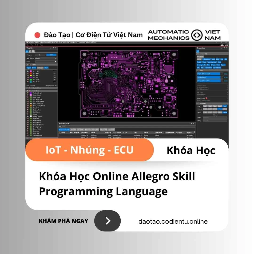 Khóa Học Online Allegro Skill Programming Language