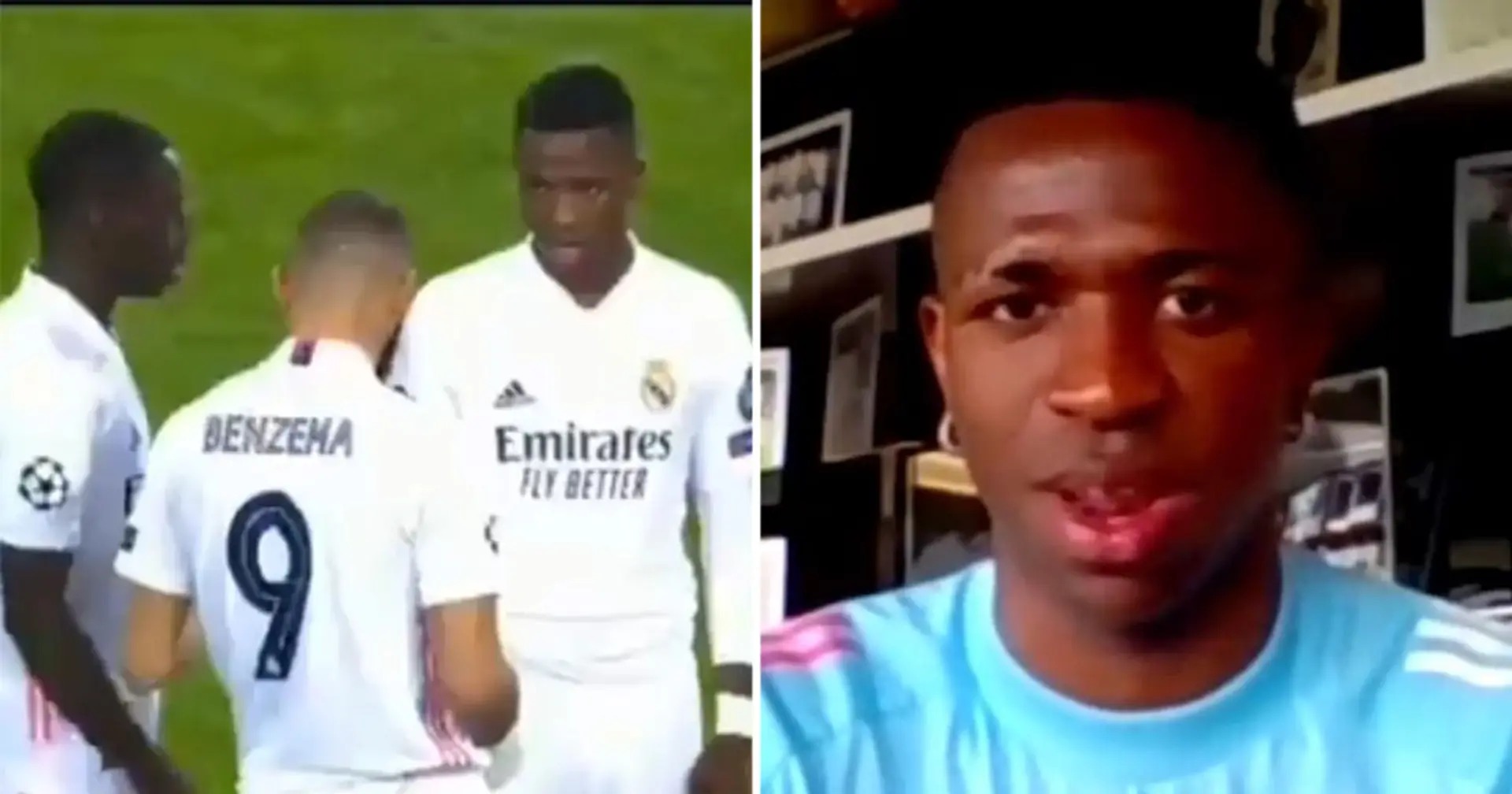 Vinicius finally opens on Benzema's 'he plays against us' comments from back in 2020
