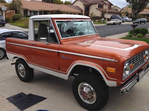 1974 Ford Bronco 1\/2 Cab for Sale  4x4 Cars