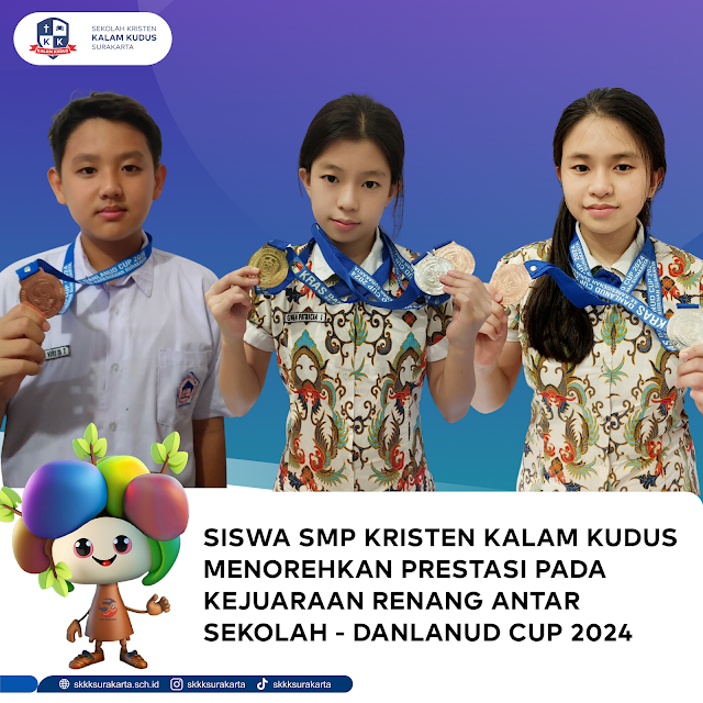 3 Siswa SMP Kalam Kudus Raih Prestasi di KRAS - DANLANUD CUP 2024