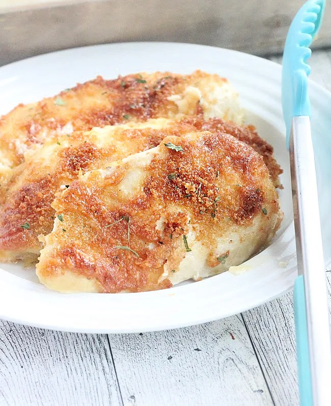 Baked Parmesan Crusted Chicken- Recipes My Mom Gave Me