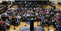 Iowans caucus today in the first major nominating process to choose the next president. Vermont Sen. Bernie Sanders, shown here at a campaign event in Mount Pleasant, is running neck-and-neck with former Secretary of State Hillary Clinton. (Photo Credit: AP Images) Click to Enlarge.