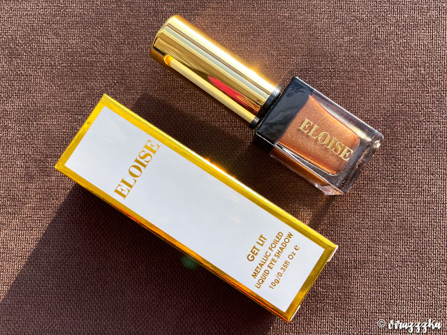 Eloise Beauty - Get Lit Metallic Foiled Liquid Eyeshadow - Pure Gold Review