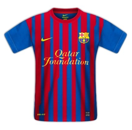  Barcelona keluaran Nike yang akan digunakan pada musim 2011 2012