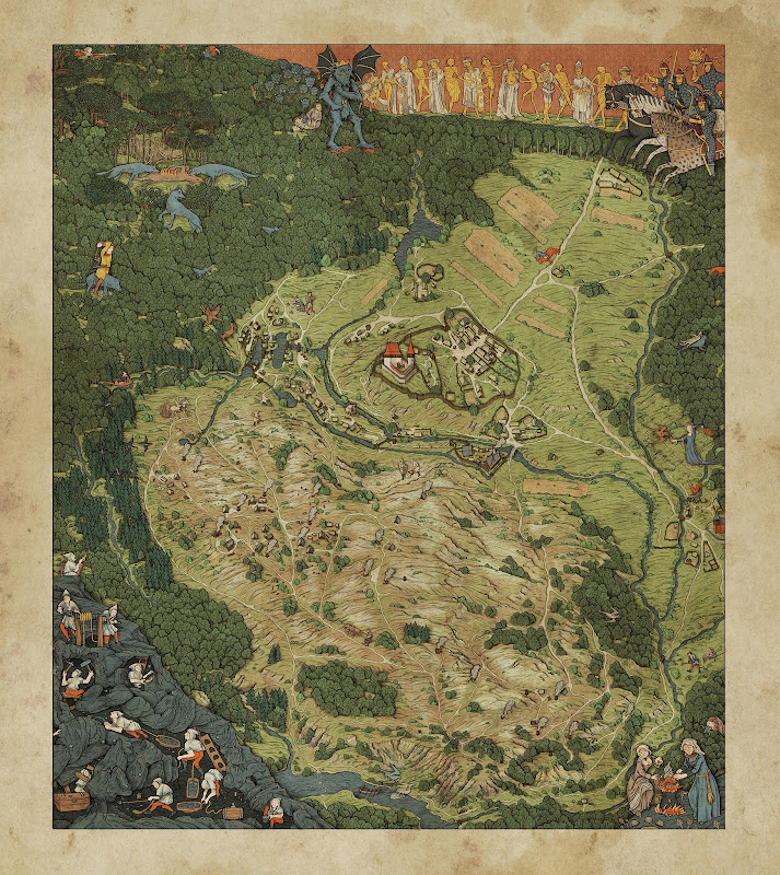 Kingdom Come: Deliverance Skalitz Countryside Map