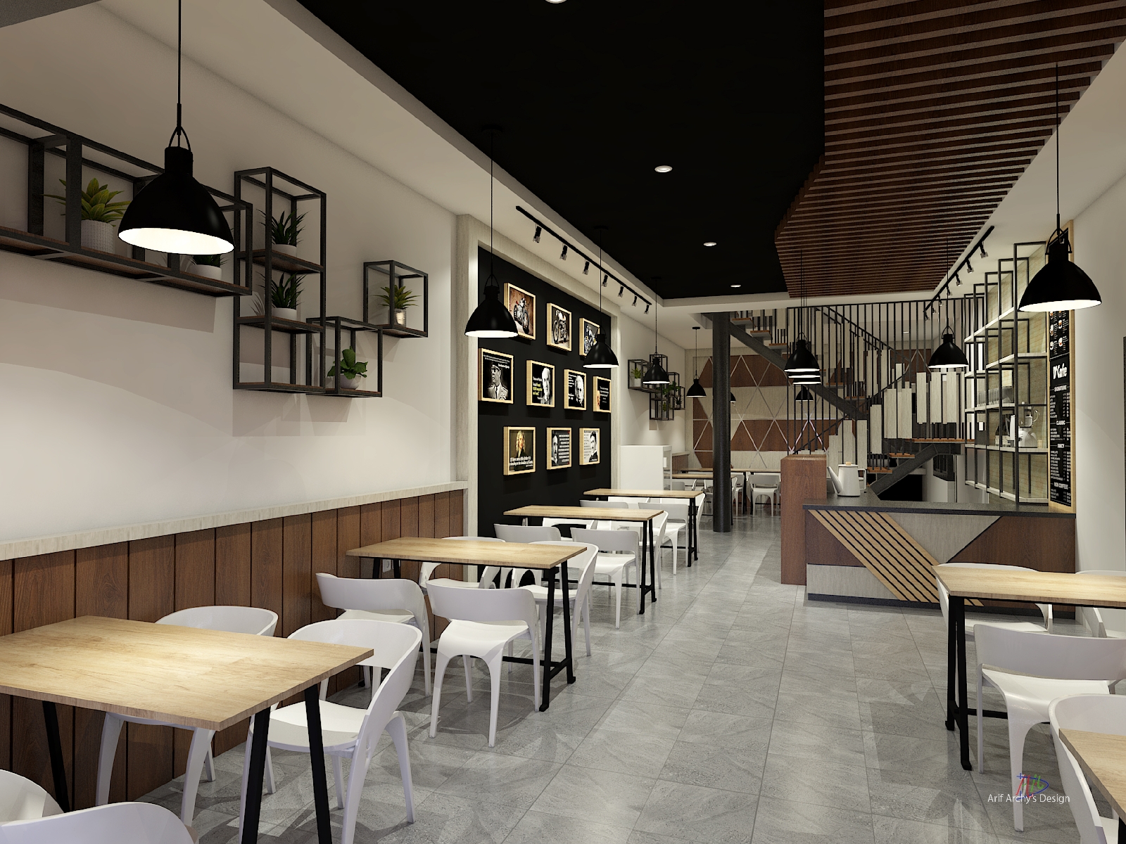  Desain Interior Cafe 