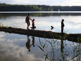 Mazury, żeglarstwo, Krzyże, stanica wodna Czaple, ognisko, grill, Jezioro Nidzkie