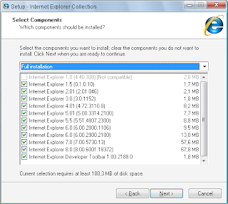 Download (Get) All the Internet Explorer Versions