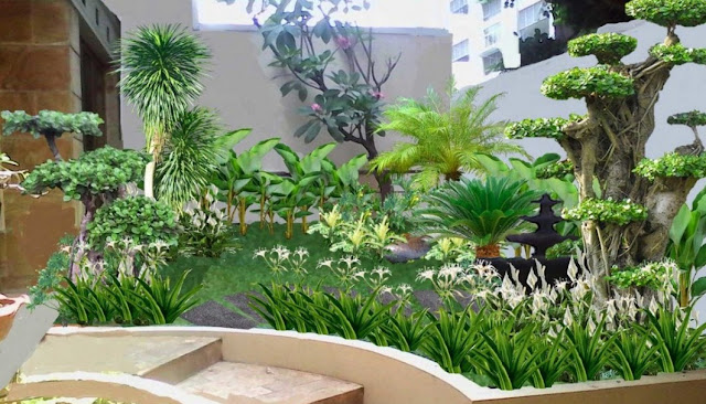 desain taman depan rumah minimalis terbaru