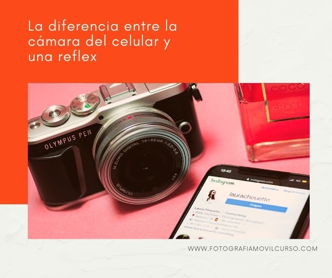 La diferencia entre la cámara del celular y una reflex 