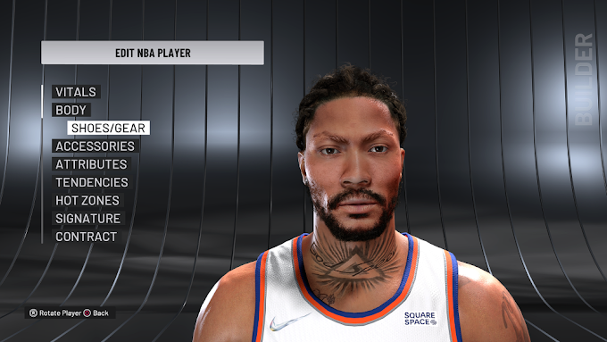 Derrick Rose Cyberface by Drian9K | NBA 2K22