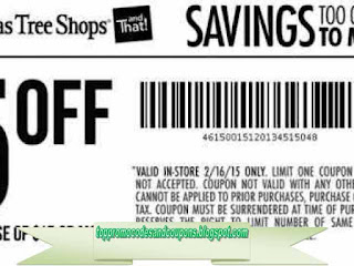 Free Printable Christmas Tree Shops Coupons