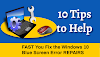 10 Tips to Help You Fix the Windows 10 Blue Screen Error