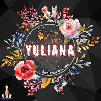 PIN Nombre Yuliana para imprimir gratis - Mujer