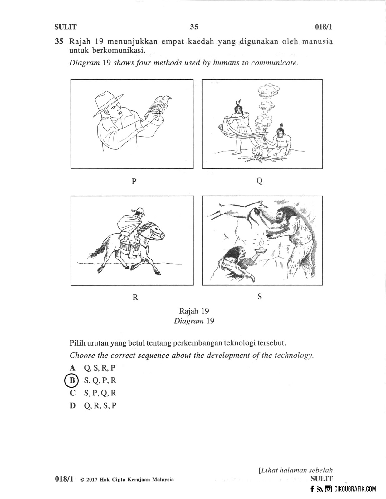 Jawapan dan Soalan UPSR Sains Kertas 1 2017  KOLEKSI 