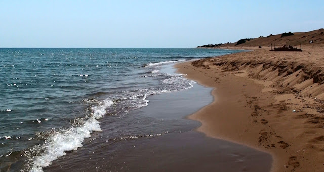 Aquis Sandy Beach. Corfu. Greece