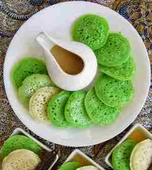 Cara Membuat Kue Serabi Pandan