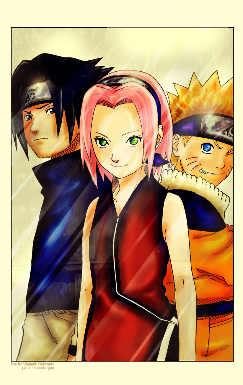 Naruto, Sasuke, Sakura
