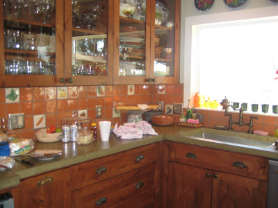 Mexican Kitchen Tiles on The New Kitchen  A Little Messy From Breakfast  Mexican Tiles Line The