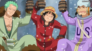 ワンピースアニメ パンクハザード編 622話 ルフィ ゾロ ウソップ 宴 | ONE PIECE Episode 622