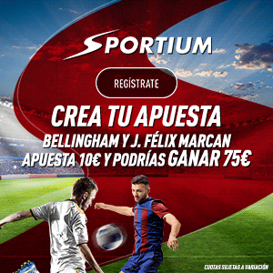 sportium crea tu apuesta el clasico Barcelona vs Real Madrid 28-10-2023