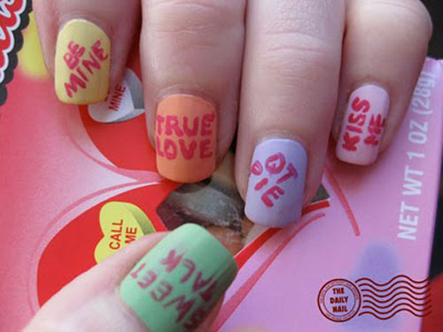 The Swell Life: 10 Valentine Nails DIY Roundup