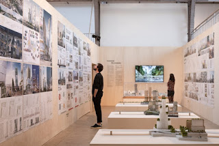 photos, plans et maquettes de l'exposition