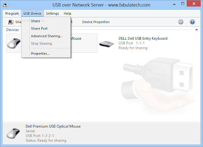 Share USB Disk Drive With USB Over Network