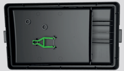 Cover for the fuse box in the engine compartment: Plastic clip (Fuse Puller) for fuses